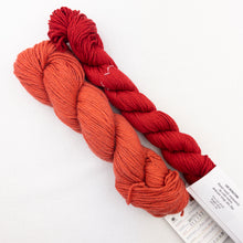 Load image into Gallery viewer, mYak and Silk Woven Scarf Kit | mYak Baby Yak Medium, Lantern Moon Indochine Silk & Weaving Pattern (#400)