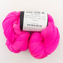 Load image into Gallery viewer, Cadenza Cross-Over Baby Sweater (Rockstar version) Knitting Kit | Molly Girl Rockstar DK
