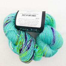 Load image into Gallery viewer, Cadenza Cross-Over Baby Sweater (Rockstar version) Knitting Kit | MollyGirl Rock Star DK