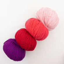 Load image into Gallery viewer, Cashmere Striped Shawlette Knitting Kit | Lang Yarns Cashmere Premium & Knitting Pattern (#394)