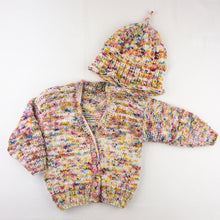 Load image into Gallery viewer, Textured Baby Cardigan & Hat (Knitted Wit version) Knitting Kit | Knitted Wit Merino Worsted & Knitting Patterns (#347)