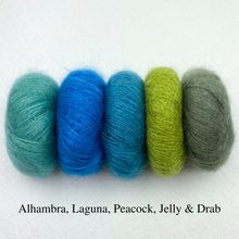 Load image into Gallery viewer, Kidsilk Haze Scarf Knitting Kit | Rowan Kidsilk Haze & Knitting Pattern (#158)