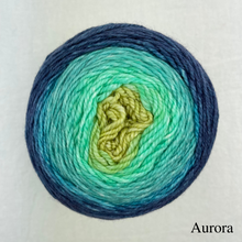 Load image into Gallery viewer, Ombré Elf Hat Knitting Kit | Freia Handpaints Superwash Merino Silk Sport & Knitting Pattern (#301)