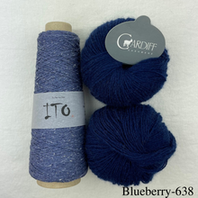 Load image into Gallery viewer, Cardiff-Ito Cowl Knitting Kit | Cardiff Small Cashmere, Ito Kinu & Knitting Pattern (#361)