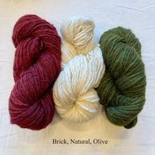 Load image into Gallery viewer, Striped Holiday Stocking Knitting Kit | Manos del Uruguay Wool Clasica & Knitting Pattern (#111)