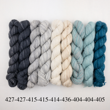 Load image into Gallery viewer, Expanding Chevron Shawl (Manos version) Knitting Kit | Manos del Uruguay Fino & Knitting Pattern (#330)