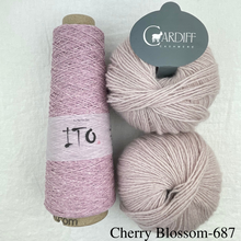 Load image into Gallery viewer, Cardiff-Ito Cowl Knitting Kit | Cardiff Small Cashmere, Ito Kinu & Knitting Pattern (#361)