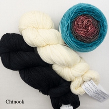 Load image into Gallery viewer, Ombre Woven Scarf Kit | Artyarns Merino Cloud, Freia Superwash Merino Silk Sport & Weaving Pattern (#399)