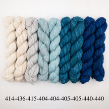 Load image into Gallery viewer, Expanding Chevron Shawl (Manos version) Knitting Kit | Manos del Uruguay Fino &amp; Knitting Pattern (#330)
