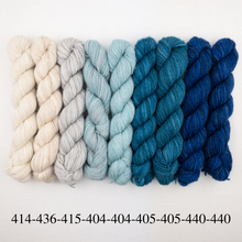 Load image into Gallery viewer, Expanding Chevron Shawl (Manos version) Knitting Kit | Manos del Uruguay Fino & Knitting Pattern (#330)