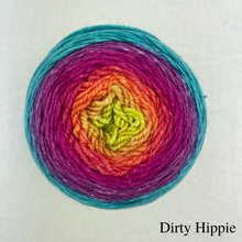 Load image into Gallery viewer, Easy Garter Edge Shawlette Knitting Kit | Freia Handpaints Superwash Merino Silk Sport &amp; Knitting Pattern (#321)
