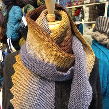 Load image into Gallery viewer, Hitchhiker (Freia version) Knitting Kit | Freia Handpaints Superwash Merino Silk Sport (#411)