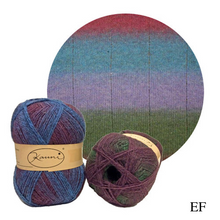 Load image into Gallery viewer, Kauni Effektgarn Garter Stitch Scarf Knitting Kit | Kauni Effektgarn & Knitting Pattern (#245)