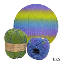 Load image into Gallery viewer, Kauni Effektgarn Garter Stitch Scarf Knitting Kit | Kauni Effektgarn & Knitting Pattern (#245)