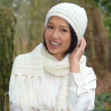 Load image into Gallery viewer, Eliza Hat & Scarf Knitting Kit | Juniper Moon Beatrix
