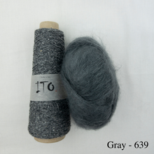 Load image into Gallery viewer, Oritatami Vest Knitting Kit | ITO Kinu, Rowan Kidsilk Haze & Knitting Pattern (#312)