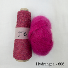 Load image into Gallery viewer, Oritatami Vest Knitting Kit | ITO Kinu, Rowan Kidsilk Haze & Knitting Pattern (#312)