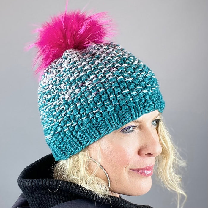 Fadient Hat Knitting Kit | MollyGirl Rock Star DK