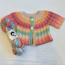 Load image into Gallery viewer, Knitbot Yoked Cardigan Knitting Kit | Feederbrook Farm Entropy DK & Knitting Pattern