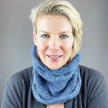 Load image into Gallery viewer, Vertical Feather &amp; Fan Cowl Knitting Kit | Cascade Pure Alpaca &amp; Knitting Pattern (#192C)
