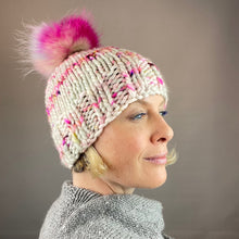 Load image into Gallery viewer, Dries Hat Knitting Kit | Dream in Color Savvy &amp; Knitting Pattern (#194)
