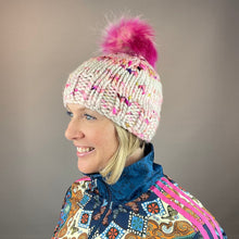 Load image into Gallery viewer, Dries Hat Knitting Kit | Dream in Color Savvy &amp; Knitting Pattern (#194)
