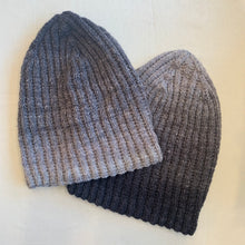 Load image into Gallery viewer, Broken Rib Beanie Knitting Kit | Freia Handpaints Superwash Merino Silk Sport & Knitting Pattern (#370)