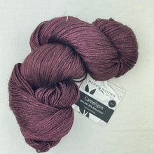 Load image into Gallery viewer, Vertical Feather & Fan Cowl Knitting Kit | Hand Maiden Camelspin & Knitting Pattern (#192F)