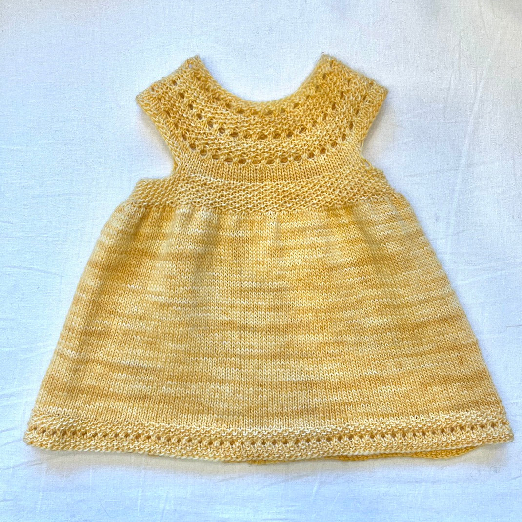 hand knitting dress Eileen Dress Knitting Kit