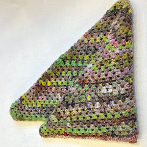 Granny Square Baby Blanket (Kibou version) Crochet Kit | Noro Kibou & Crochet Pattern (#159)