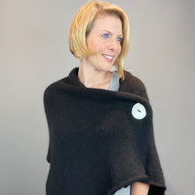 Load image into Gallery viewer, Merino Alpaca Wrap Knitting Kit | Highland Duo & Knitting Pattern (#139)