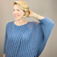 Load image into Gallery viewer, Origami Cabled Pullover Knitting Kit | Cascade Pure Alpaca & Knitting Pattern (#288B)