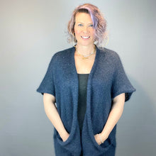 Load image into Gallery viewer, Oritatami Vest Knitting Kit | ITO Kinu, Rowan Kidsilk Haze & Knitting Pattern (#312)