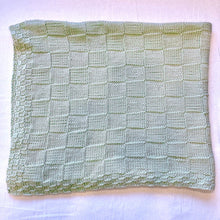 Load image into Gallery viewer, Baby Blocks Blanket Knitting Kit | Karabella Aurora 8 & Knitting Pattern (#092)
