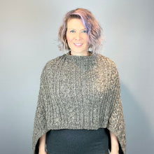 Load image into Gallery viewer, Queensland Cabled Poncho Knitting Kit | Queensland Kathmandu Aran & Knitting Pattern