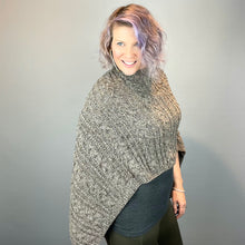 Load image into Gallery viewer, Queensland Cabled Poncho Knitting Kit | Queensland Kathmandu Aran & Knitting Pattern