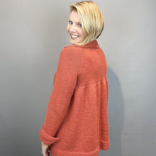 Load image into Gallery viewer, Easy Gathered Cardigan (Size Extra Large) Knitting Kit | Aurora 8 & Knitting Pattern (#126)