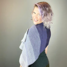 Load image into Gallery viewer, Ombré Cashmere Wrap Knitting Kit | Jade Sapphire Mini Ombré Collection & Knitting Pattern (#367)