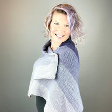 Load image into Gallery viewer, Ombré Cashmere Wrap Knitting Kit | Jade Sapphire Mini Ombré Collection & Knitting Pattern (#367)