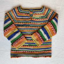 Load image into Gallery viewer, Easiest Baby Sweater Ever (Cascade Heritage version) Knitting Kit | Cascade Heritage Prints &amp; Knitting Pattern (#320D)
