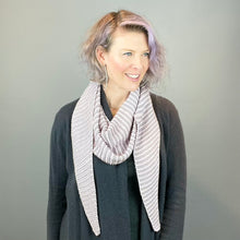 Load image into Gallery viewer, Bamboo Kerchief Knitting Kit | Sirdar Snuggly Baby Bamboo & Knitting Pattern (#346)
