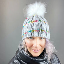 Load image into Gallery viewer, Basic Ribbed Hat Knitting Kit | Wonderland TweedleDeeDum & Knitting Pattern (#46)