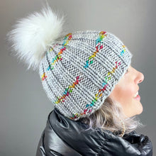 Load image into Gallery viewer, Basic Ribbed Hat Knitting Kit | Wonderland TweedleDeeDum & Knitting Pattern (#46)