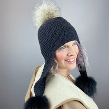 Load image into Gallery viewer, mYak Earflap Hat Knitting Kit | mYak Baby Yak Medium & Knitting Pattern (#305)