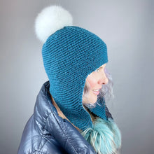 Load image into Gallery viewer, mYak Earflap Hat Knitting Kit | mYak Baby Yak Medium & Knitting Pattern (#305)