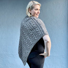 Load image into Gallery viewer, Queensland Cabled Poncho Knitting Kit | Queensland Kathmandu Aran & Knitting Pattern
