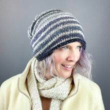 Load image into Gallery viewer, Noro Slouchy Hat Knitting Kit | Noro Silk Garden & Knitting Pattern (#210)