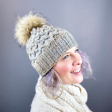 Load image into Gallery viewer, Allover Cabled Hat (Tosh Merino Version) Knitting Kit | Tosh Merino & Knitting Pattern (#299)