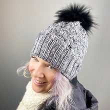Load image into Gallery viewer, Allover Cabled Hat (Tosh Merino Version) Knitting Kit | Tosh Merino & Knitting Pattern (#299)