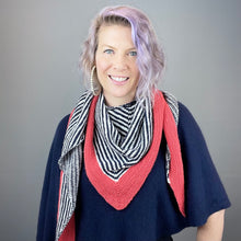 Load image into Gallery viewer, Cormo Shawlette Knitting Kit | Elemental Affects Cormo & Knitting Pattern (#341)